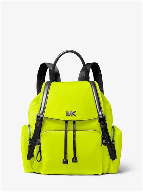 michael kors neon purse|Michael Kors large nylon backpack.